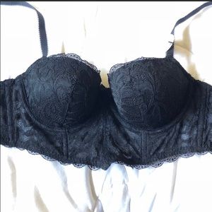 Forever 21 BLACK LACE BRA BUSTIER